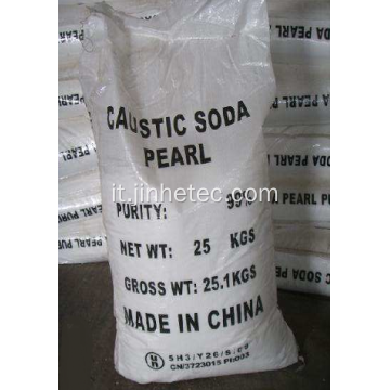 Materiale detergente soda caustica